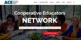 screen capture of ed.coop website.