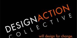 Design Action Collective logo. Tagline reads, "will design for change."