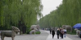 Ming Dynasty Tombs Spirit Way. Photo by Richard and Elaine Chambers. CC BY-SA 3.0