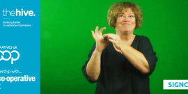 Sign language interpreter.