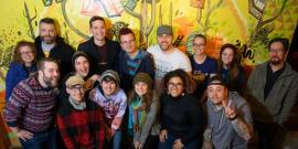 Members of the Happy Earth Cleaning Cooperative.