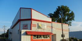 Photo of the exterior of the Wimbeldon Community Grocery.