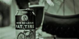 Can of New Belgium beer.