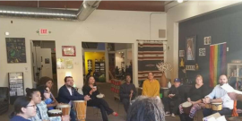 A peer-led psychiatric survivor group.