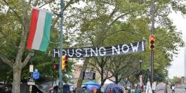 An encampment in Philadelphia. Photo by MichaelStokes via Flickr, CC BY 2.0