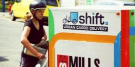 A Shift Delivery worker-owner on the job.