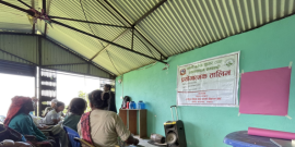 Lecture on coffee farms in Dordi municipality Nepal.