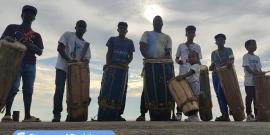 Drummers from the Palmarito Commune.