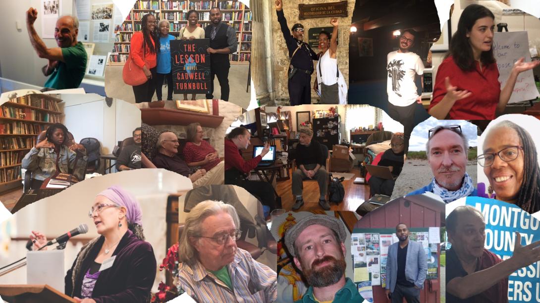 Photo collage of GEO members.