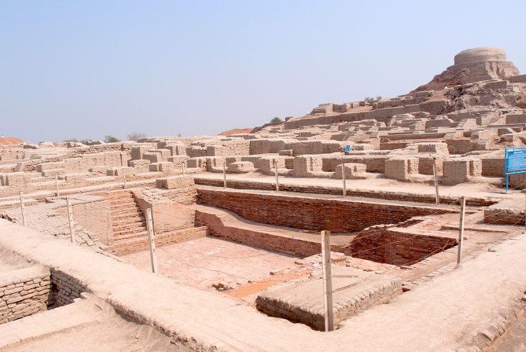 The Great Bath at Mohenjo-Daro excavation, in Pakistan.