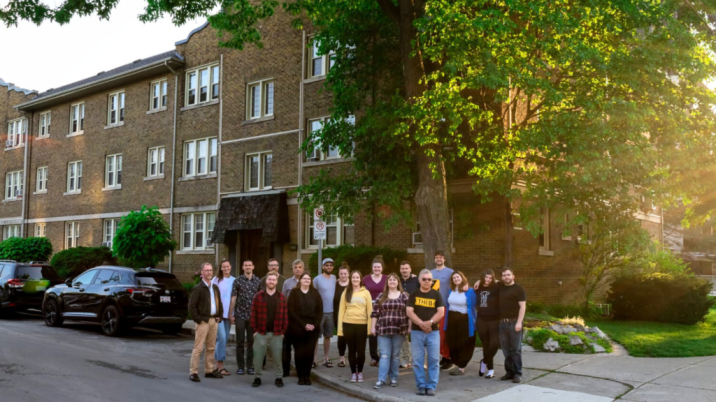 Tenant Association group photo.