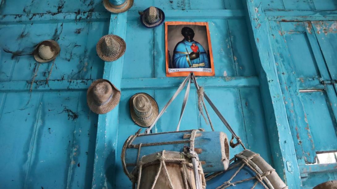 San Benito and the Chimbánguele drums