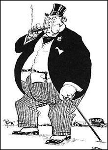 A Fat-Cat (Wikipedia) From a 1925 issue of Trade Union Unity