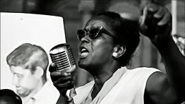 Ella Jo Baker at the mic.
