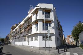 Entrepatios, pictured here, is the first eco-social housing cooperative in Madrid. Credit: Álvaro Minguito