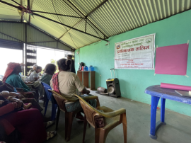 Lecture on coffee farms in Dordi municipality Nepal.