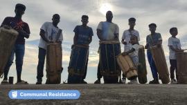 Drummers from the Palmarito Commune.