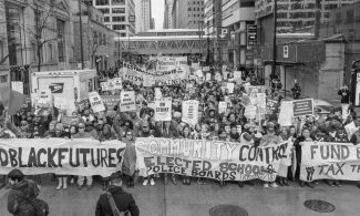 Demonstration in Chicago.