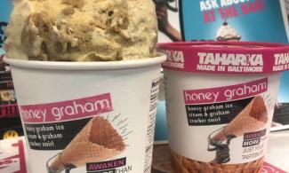 Taharka Bros. Honey Graham ice cream.