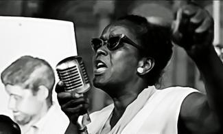 Ella Jo Baker at the mic.