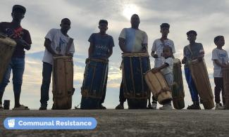 Drummers from the Palmarito Commune.