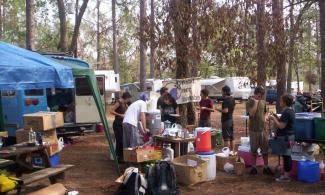 Food Not Bombs' Katrina Kitchen