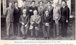 CCNY Philosophy Department, of which Abraham Edel was a part.