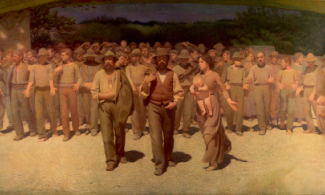 Il Quarto Stato by Giuseppe Pellizza da Volpedo, 1901. via Wikipedia